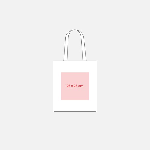 Shopper en coton/polyester 220 g/m , anses longues - 5