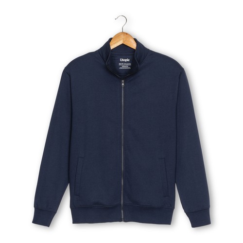 Sweat unisexe à fermeture éclair en tissu 100 % régénéré de 280 g/m2 - 4