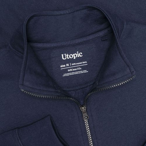 Sweat unisexe à fermeture éclair en tissu 100 % régénéré de 280 g/m2 - 6