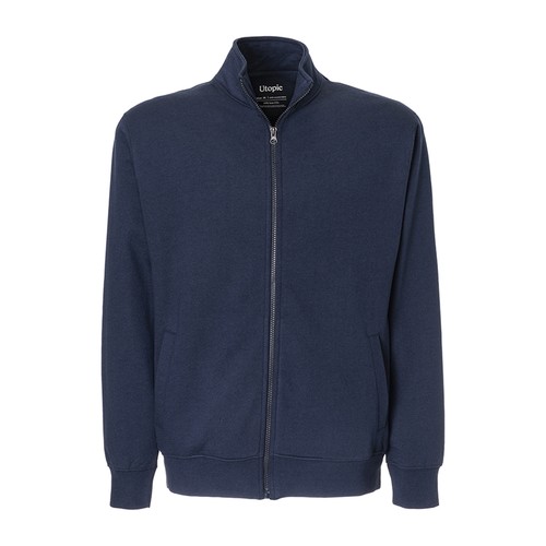 Sweat unisexe à fermeture éclair en tissu 100 % régénéré de 280 g/m2 - 1