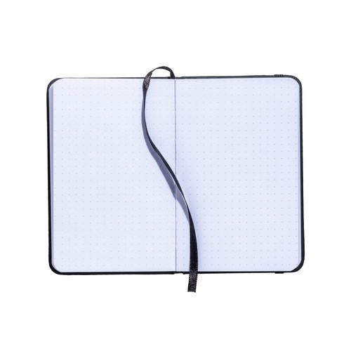 Cahier avec couverture en PU. Feuilles pointillées sur papier blanc (80 pages) - 2