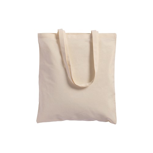 Tote bag uni en coton recyclé de 140 g/m2. Certifié GRS - 2
