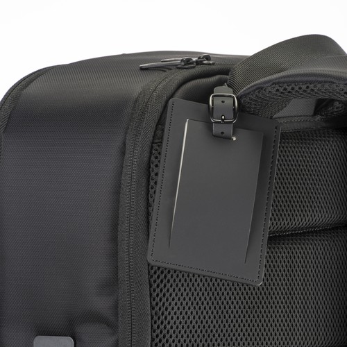 Etiquette de bagage en PU souple. Avec carte intérieure pour le nom et les coordonnées - 4
