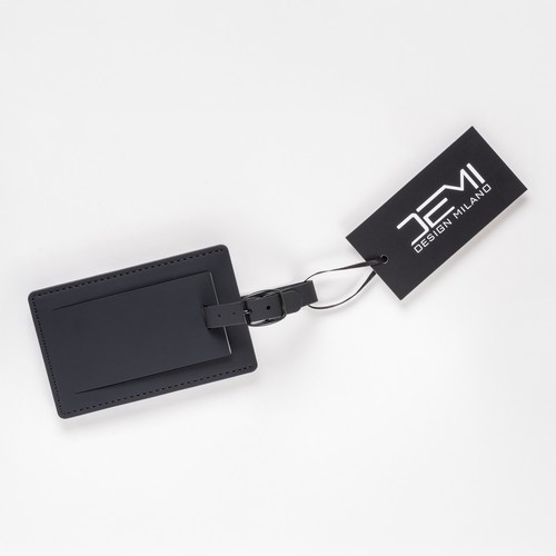 Etiquette de bagage en PU souple. Avec carte intérieure pour le nom et les coordonnées - 9