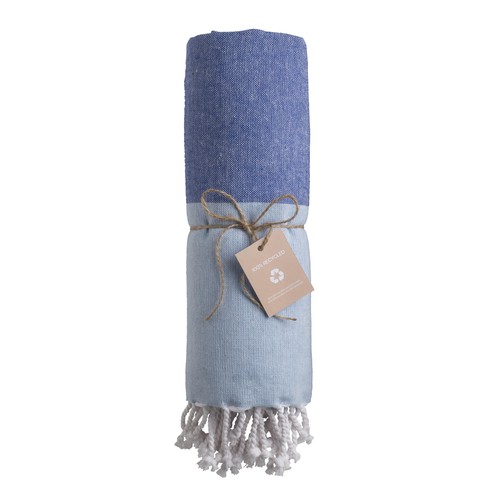 Serviette de plage/Fouta en coton recyclé 180 g/m2 certifiée GRS - 2