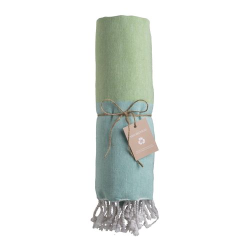 Serviette de plage/Fouta en coton recyclé 180 g/m2 certifiée GRS - 2