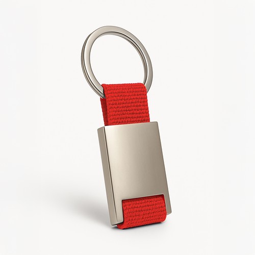 Metal and nylon key ring