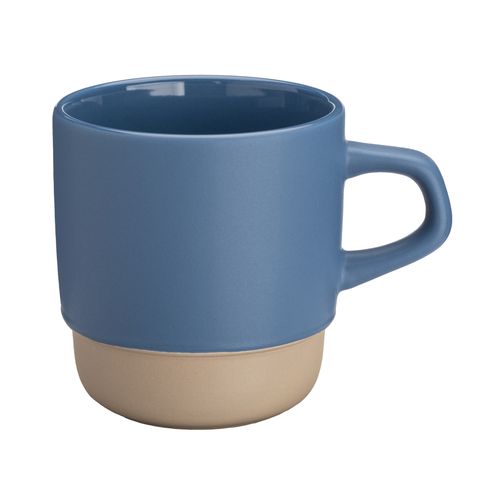 Mug en céramique de 320 ml. Empilable. Extérieur mat et intérieur poli - 2