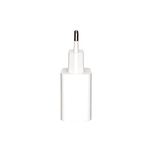 Chargeur mural USB en ABS avec port USB-A et port USB-C. Avec prise européenne à 2 broches - 5