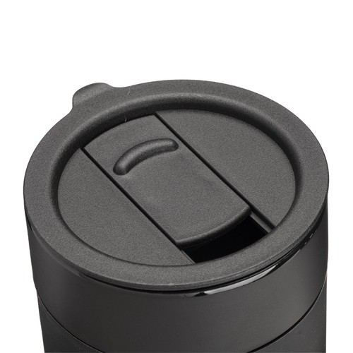 Tasse en céramique siliconée de 300 ml. Bouchon amovible en PP avec ouverture à glissière - 4
