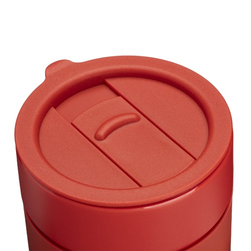 Tasse en céramique siliconée de 300 ml. Bouchon amovible en PP avec ouverture à glissière - 3
