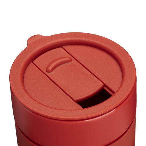Tasse en céramique siliconée de 300 ml. Bouchon amovible en PP avec ouverture à glissière - 4