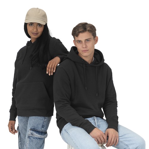 Sweat à capuche unisexe en coton biologique et polyester recyclé de 280 g/m2 - 6
