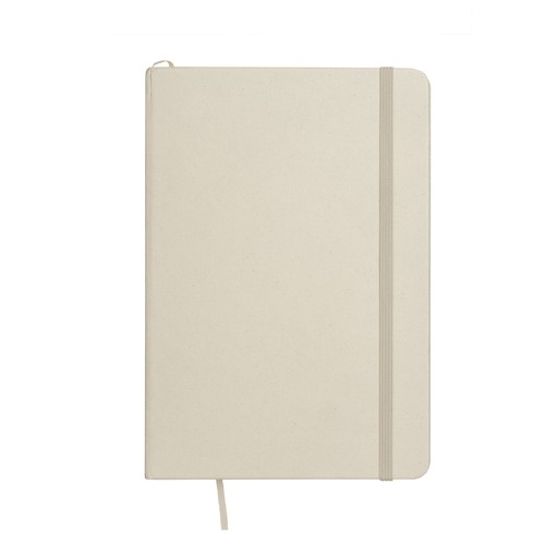 Carnet de notes avec couverture en résidus de fruits et fermeture élastique - 4