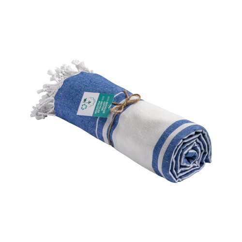 TOALLA DE PLAYA DE ALGODÓN RECICLADO DE 150 G/M2 CON CERTIFICADO GRS