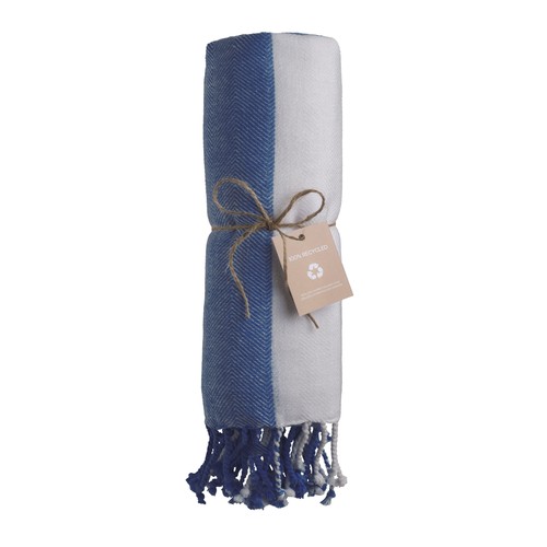 Serviette de plage/Fouta en coton recyclé 180 g/m2 certifiée GRS - 2