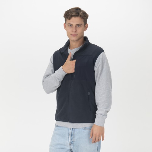 Manche unisexe en micropolaire en tissu 100 % recyclé de 240 g/m2 (100 % polyester recycl. - 2