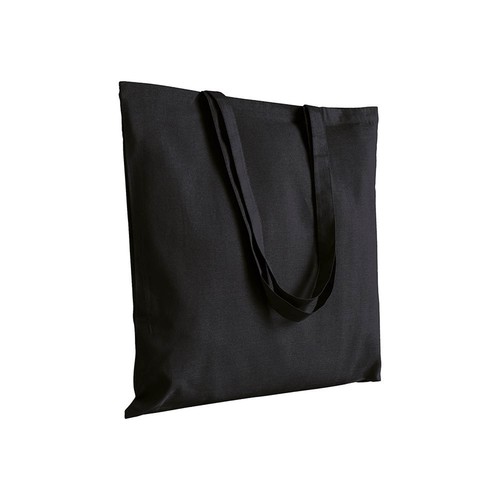 Tote bag uni en coton recyclé de 140 g/m2. Certifié GRS - 1