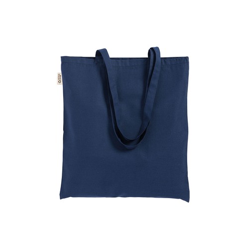Tote bag uni en coton recyclé de 140 g/m2. Certifié GRS - 2