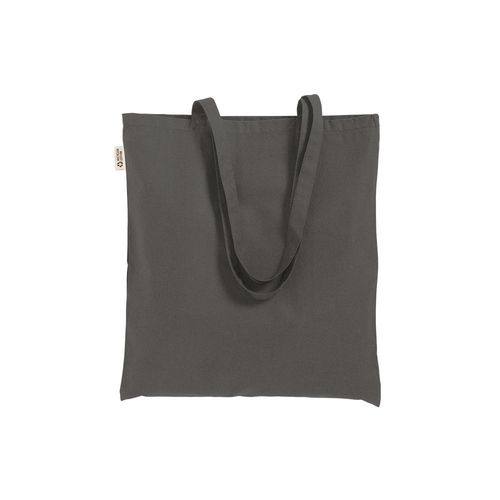 Tote bag uni en coton recyclé de 140 g/m2. Certifié GRS - 2