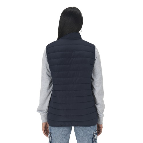 Gilet matelassé unisexe en polyester régénéré (extérieur) de 75 g/m2 - 6