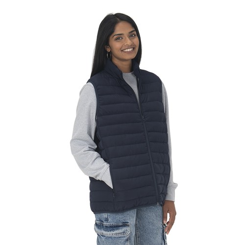 Gilet matelassé unisexe en polyester régénéré (extérieur) de 75 g/m2 - 7
