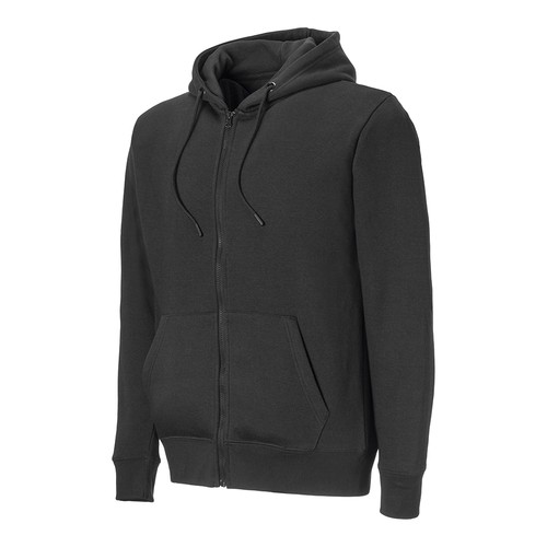 Sweat à capuche zippé unisexe en coton biologique et polyester recyclé de 280 g/m2 - 4