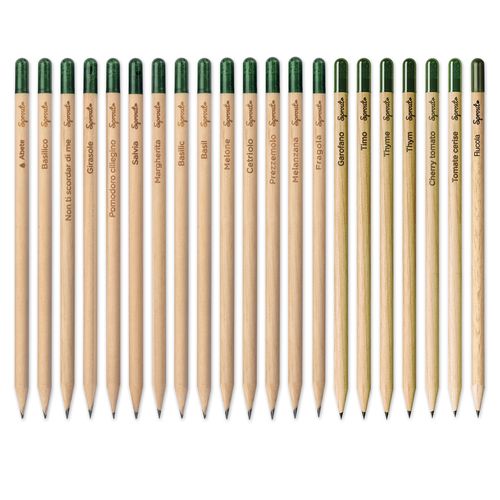 Crayon Sprout en bois durable avec mine graphite. Plantable après utilisation - 1