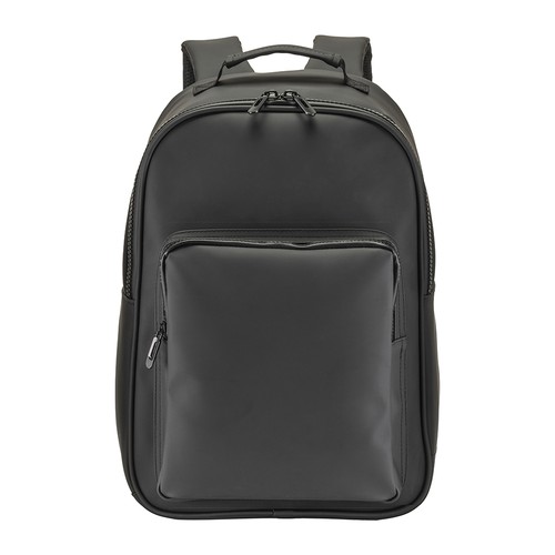 Laptop backpack (15) in soft water-resistant PU. Laptop backpack (15) in soft water-resistant PU.