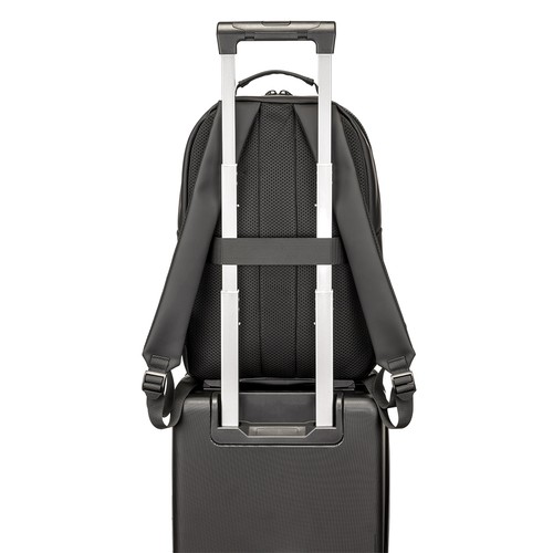 Laptop backpack (15) in soft water-resistant PU. Laptop backpack (15) in soft water-resistant PU.