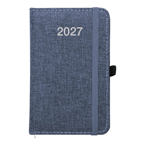 Agenda de poche hebdomadaire 2027, couverture rigide en PET recyclé avec effet de mélange - 1