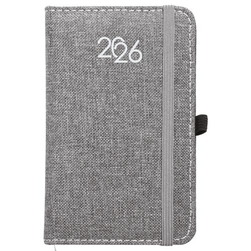 Agenda de poche hebdomadaire 2026, couverture rigide en PET recyclé avec effet de mélange - 1