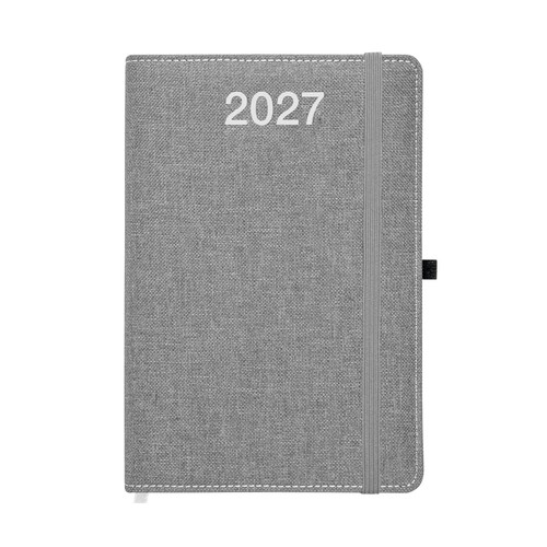 Agenda hebdomadaire 2027, couverture rigide en PET recyclé avec effet de mélange - 1