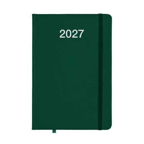 Agenda hebdomadaire 2027 avec couverture rigide en PU - 1