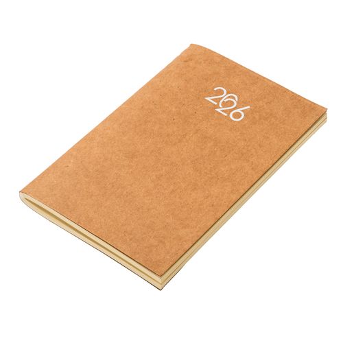 Agenda de poche hebdomadaire 2026 avec couverture en carton souple - 2