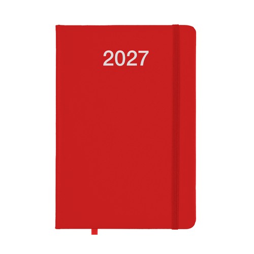 Agenda journalier 2027 avec couverture rigide en PU - 1
