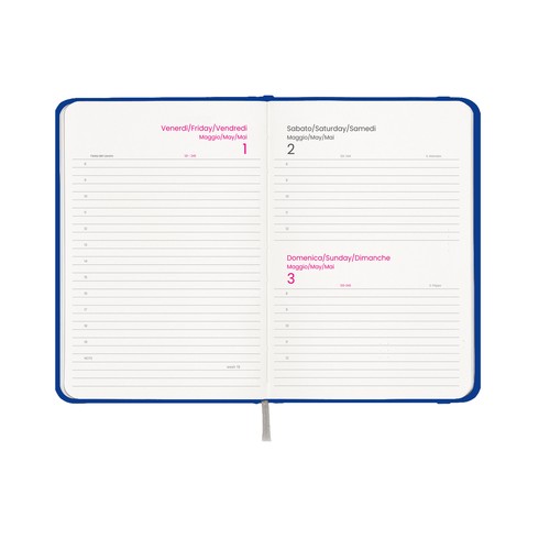 Agenda journalier 2026, couverture rigide en carton laminé - 3