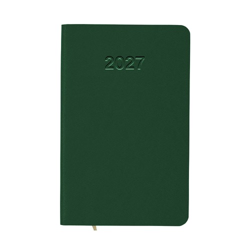 Agenda de poche hebdomadaire 2027 avec couverture souple en PU résistant à la chaleur - 1