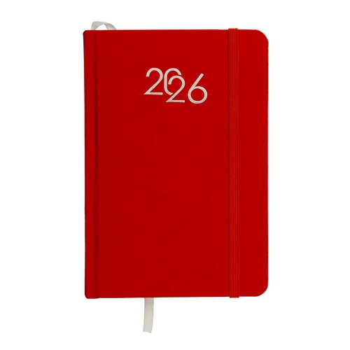 Daily planner 2026, hard laminated cardboard cover