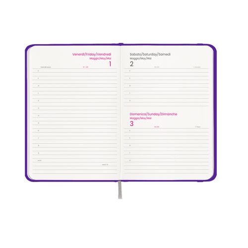Agenda journalier 2026, couverture rigide en carton laminé - 3