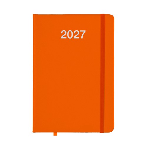 Agenda journalier 2027 avec couverture rigide en PU - 1