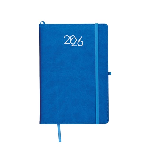 Weekly diary 2026, thermo-varnished PU hard cover with all-round stitching