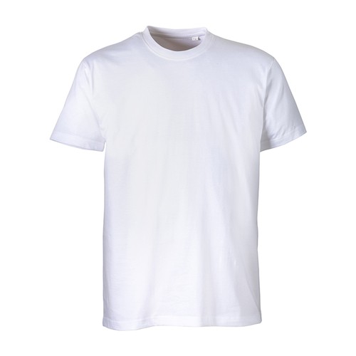 T-shirt unisexe blanc en coton biologique de 145 g/m2 - 1