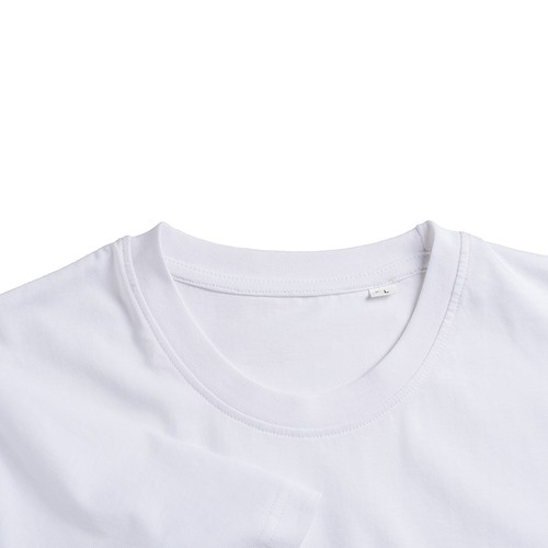 T-shirt unisexe blanc en coton biologique de 145 g/m2 - 4