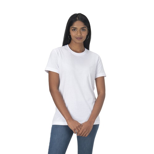 T-shirt unisexe blanc en coton biologique de 145 g/m2 - 6