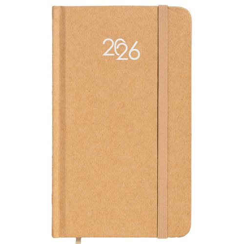 Agenda de poche hebdomadaire 2026 avec couverture rigide - 1