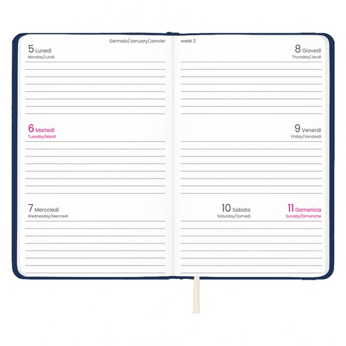 Weekly 2026 PU hard cover pocket diary Weekly 2026 PU hard cover pocket diary