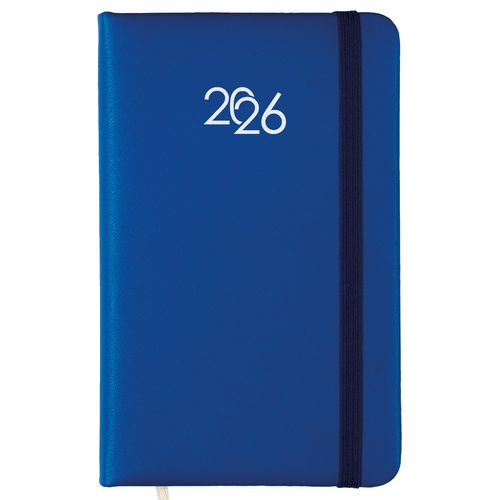 Agenda de poche hebdomadaire 2026 avec couverture rigide en PU - 1