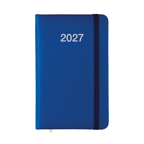 Agenda de poche hebdomadaire 2027 avec couverture rigide en PU - 1