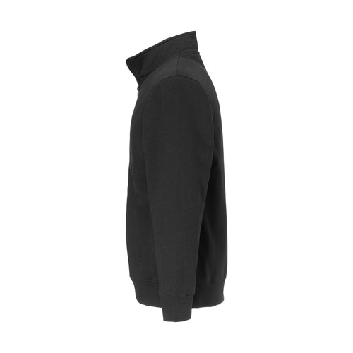 Unisex half-zip sweatshirt in regenerated cotton and polyester 280 g/m2